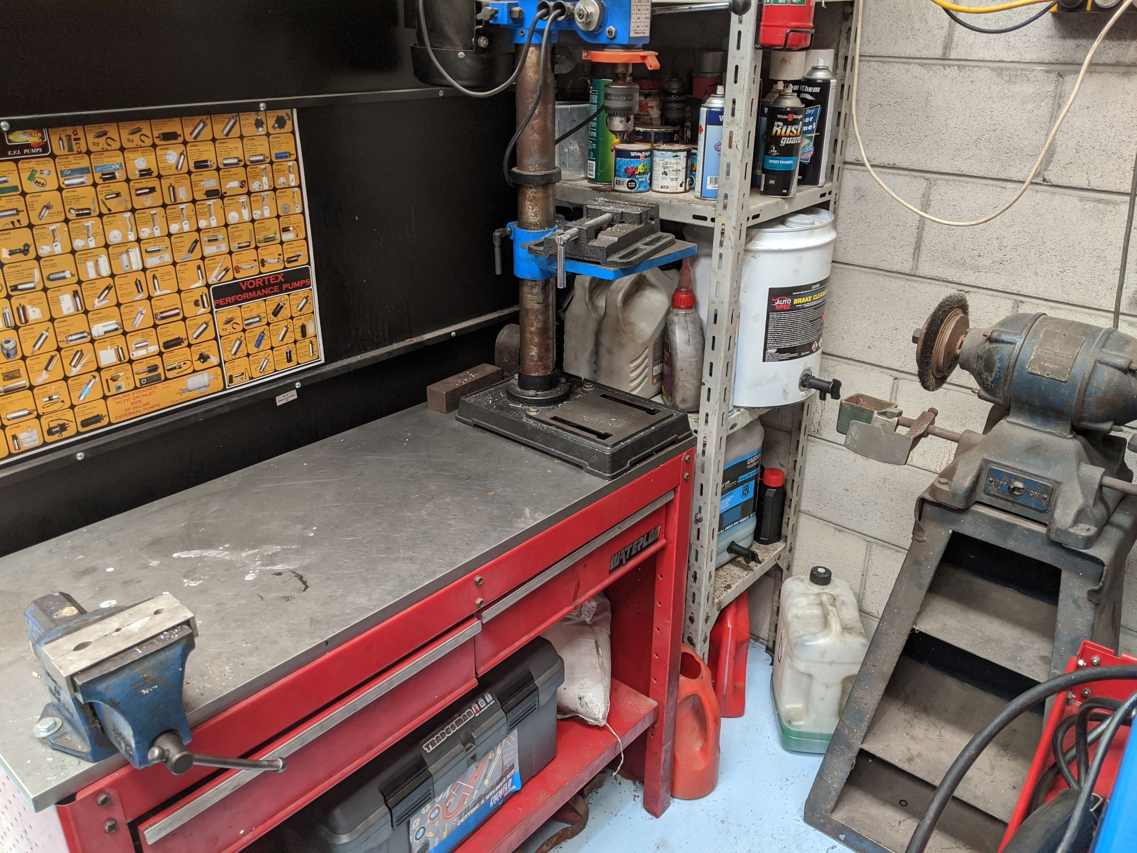 Drill press, grinder and polisher Vintage and Classic Car Hub